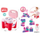 Set of Soft Blocks + Pink Chair with Storage Space