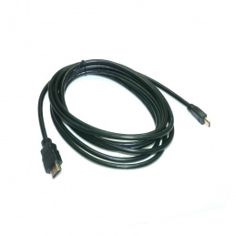 K427B HDMI-miniHDMI CABLE 2.5M BRAIDED GLD