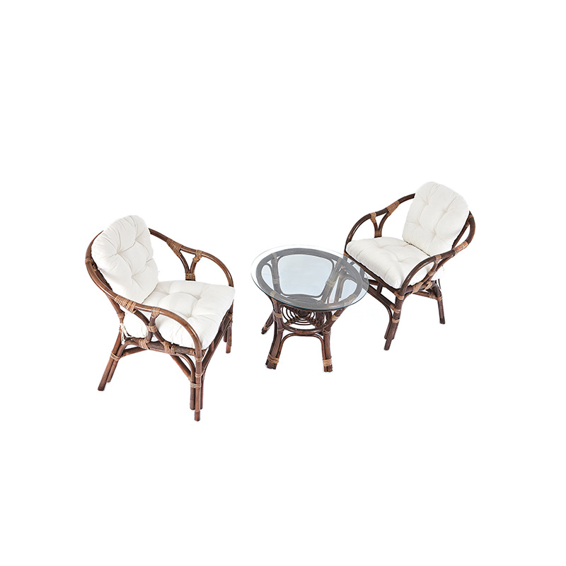 Aga Rattan set SITA Choco White