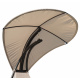 Aga Garden Hanging Lounger with Canopy Beige