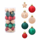 Aga Christmas Ornaments MIX 3-4cm 32pcs Red/Gold/Green