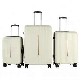 Aga Travel Set of Travel Suitcases MR4666 Beige