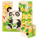 Aga Educational wooden blocks Safari 9 pcs