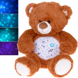 Plush bear star projector with lullabies night light sleep aid ZA5713 universal
