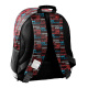 Paso School Set Three-Compartment Backpack + Pencil Case Cars