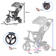 Aga Children's Tricycle Grey 2DZ101