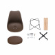 Aga 2x Dining Chair MR2035 Brown