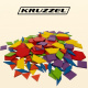 Wooden mosaic 155 pieces Kruzzel 17253