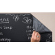 Self-adhesive paper board for chalk + chalk ISO 1086