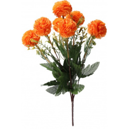 Bouquet of Artificial Chrysanthemums Orange - 37 cm