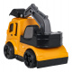 Set of five construction vehicles
