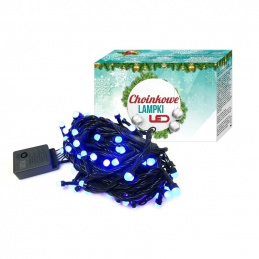 E17A CHRISTMAS LIGHTS BLUE 100LED 10M