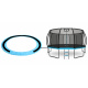 Aga Spring Cover for Trampoline EXCLUSIVE 500 cm Light Blue/Black