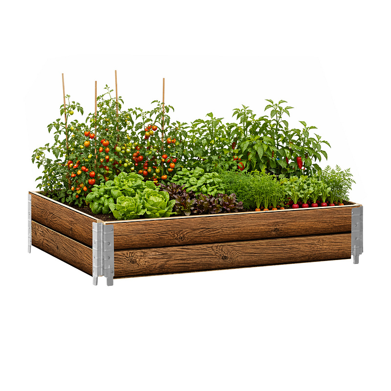 Aga Raised Bed 120x80x20 cm