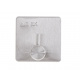 Aga Self-adhesive hook strong silver