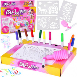 Creative Art Set - Painting with Pump, Markers, and Stencils ZA5709 Universal