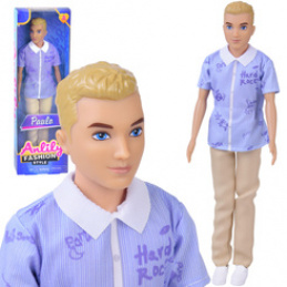 Anlily Boy Doll BLOND Paulo in a shirt and light pants ZA6006 A universal
