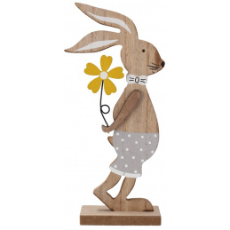 Wooden bunny on an Easter pick