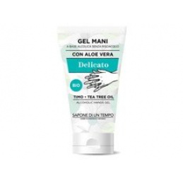 Hand Sanitizer Gel with Thyme and Green Tea 100 ml - SAPONE DI UN TEMPO Universal