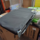 Aga 2x Adjustable Garden Lounger with Canopy Black 6DAZ521 - SECOND QUALITY