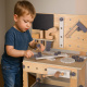 Aga Wooden children's workshop with tools