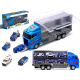 Aga Transporter + metal police cars
