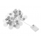 LED light chain bulbs warm white 20pcs ISO 8623
