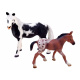Figurines set of horses farm ZA2991C