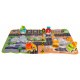 Set of Construction Cars with Sound and Light Function + Accessories
