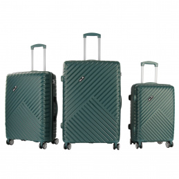Aga Travel Set of Travel Suitcases Dark Green 6CZ003 - 2. QUALITY