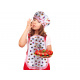 Aga Kitchen apron with chef's hat and accessories
