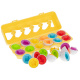 Aga Educational jigsaw puzzle egg shape sorter 12pcs