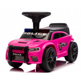 J3 PINK POLICE Ride-On Music, Lights, Bumper
