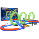 Extreme racing track for kids 3+ Construction pieces 74 pcs. + Car with LED + 360 loops