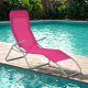 Aga Garden Lounger SIESTA Pink