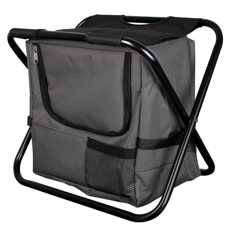 Linder Exclusiv Folding stool with thermal bag Black/Antracite