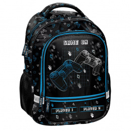 Paso School Backpack Two-Compartment Game