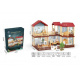 Dollhouse with red roof + lighting