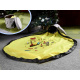 Aga Organiser Basket with play mat 2in1 Grey-Yellow