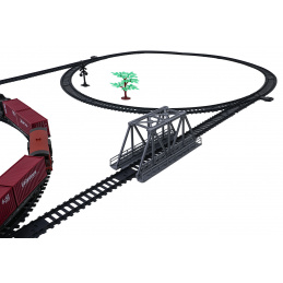 Retro train with light, sound, and smoke function 207 cm