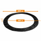 Aga Spring Cover for Trampoline EXCLUSIVE 500 cm Black