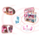 Aga MDF Dollhouse with furniture 70 cm Pink LED