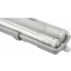 10x Hermetic Light Fixture 2x120cm + 2x LED Tubes Neutral White - Set