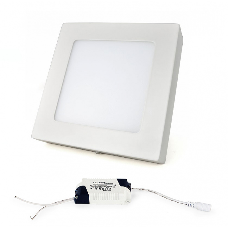 LED quadrant panel BRGD0126 170x170x35mm mounted - 12W - 230V - 860Lm - warm white