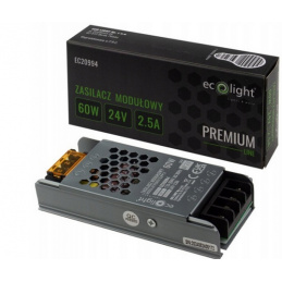 LED Slim Power Supply IP20 - 24V - 2.5A - 60W - Premium Line
