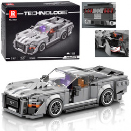 Technical Bricks Sports Car GREY from 60. let. 437-ele ZA5783 universal