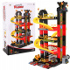 5-level children's parking garage 3+ Movable elevator + 10 cars + lights