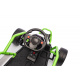 Gokart TORNADO vehicle with drift function Green