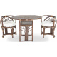Aga Rattan set VULPES Choco White