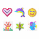 Aga4Kids Iron-on beads set 9000 pcs + accessories